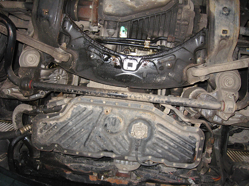 Снять защиту двигателя на Audi A6 4F/C6 2004-2011