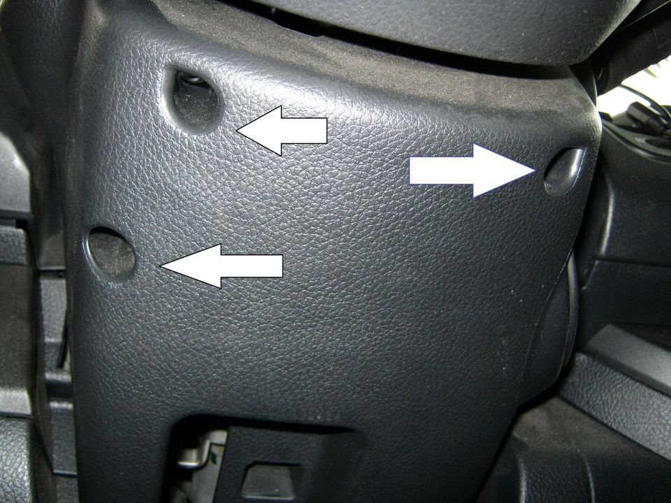 Снятие и установка комбинации приборов Nissan Note 2004 - 2012
