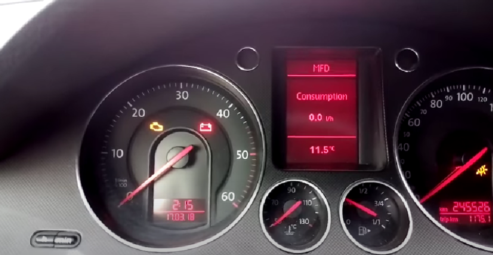 Как сбросить сервисный интервал Volkswagen Passat B6 без сканера
