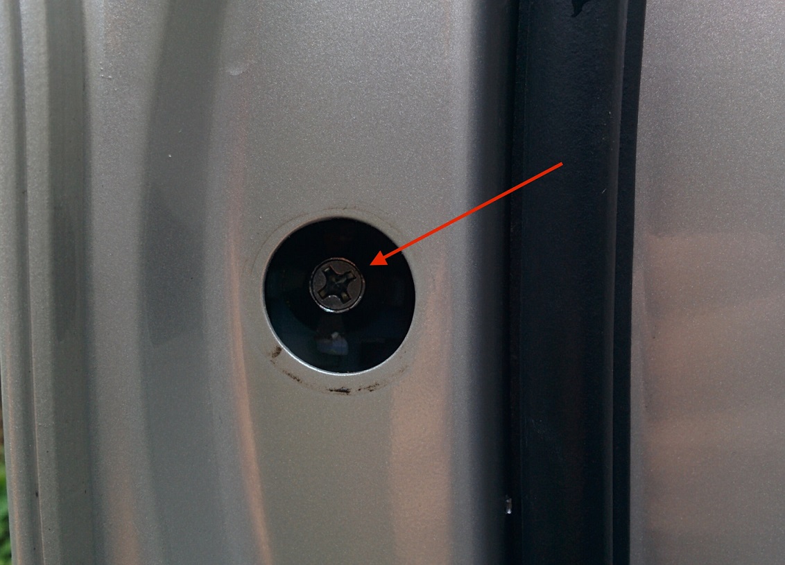 Снятие наружной ручки передней двери Hyundai Creta