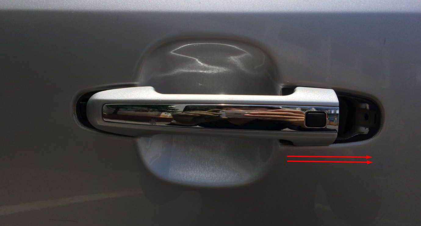 Снятие наружной ручки передней двери Hyundai Creta