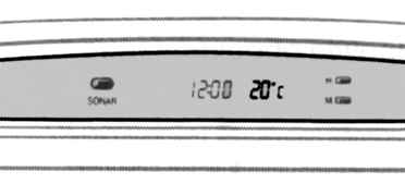 Дисплей наружной температуры Toyota Camry 