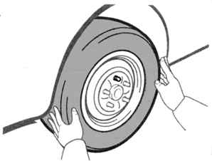 Установка запасного колеса на Toyota Camry 