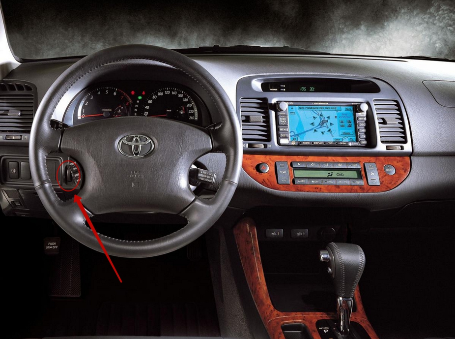 Диск для регулировки высоты пучка света на Toyota Camry