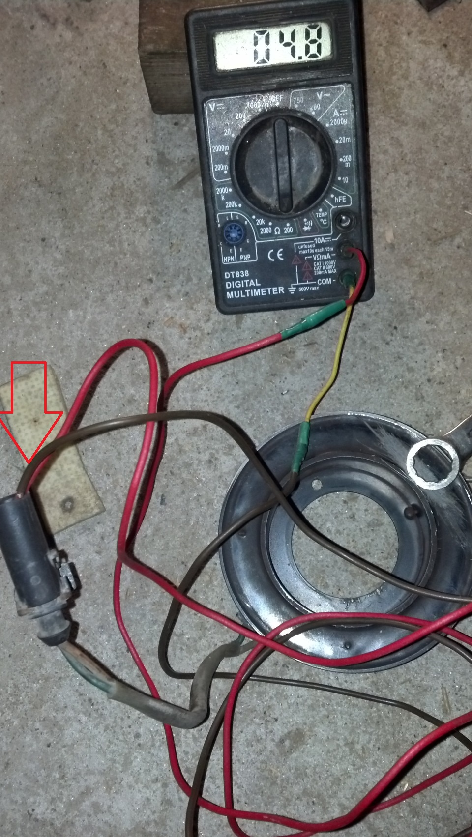 Проверка электрического сопротивление обмотки катушки электромагнита на автомобиле Hyundai Solaris