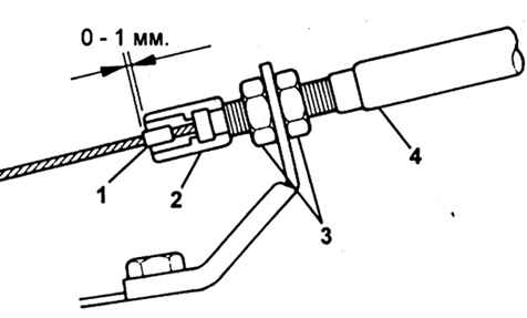 Схема проверки троса управления клапаном-дросселем Toyota Camry 