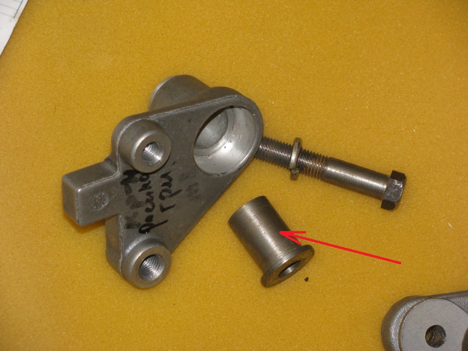 Bushing for the swivel bracket of the tension roller of the Lada Grant generator belt (VAZ 2190)