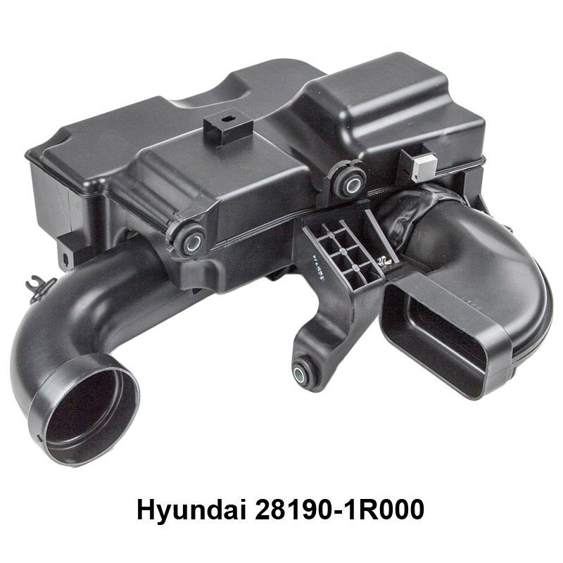 Установить резонатор корпуса воздушного фильтра 28190-1R000 на автомобиле Hyundai Solaris