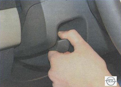 Блокировка руля на автомобиле Opel Astra