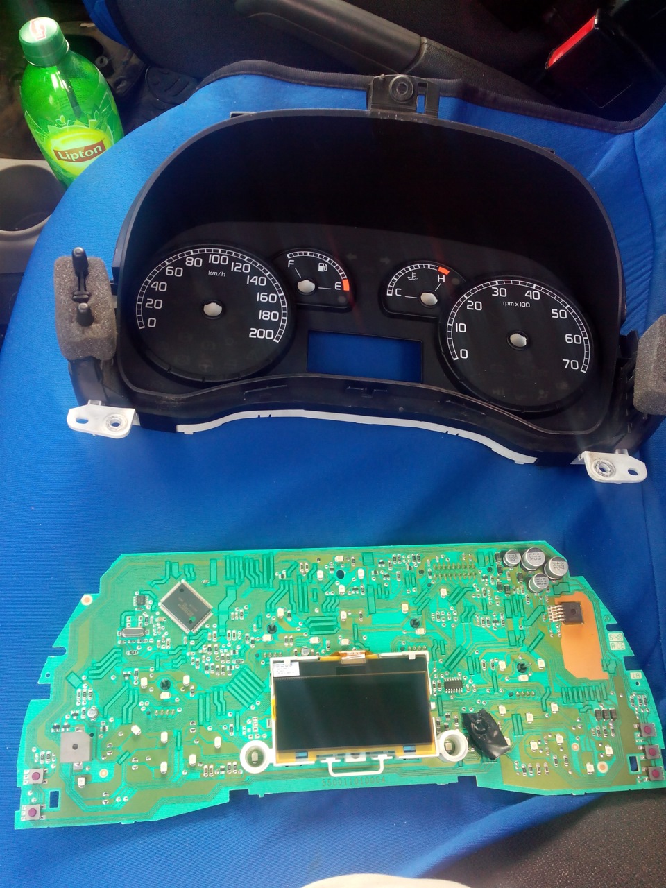 Removed Fiat Doblo dashboard